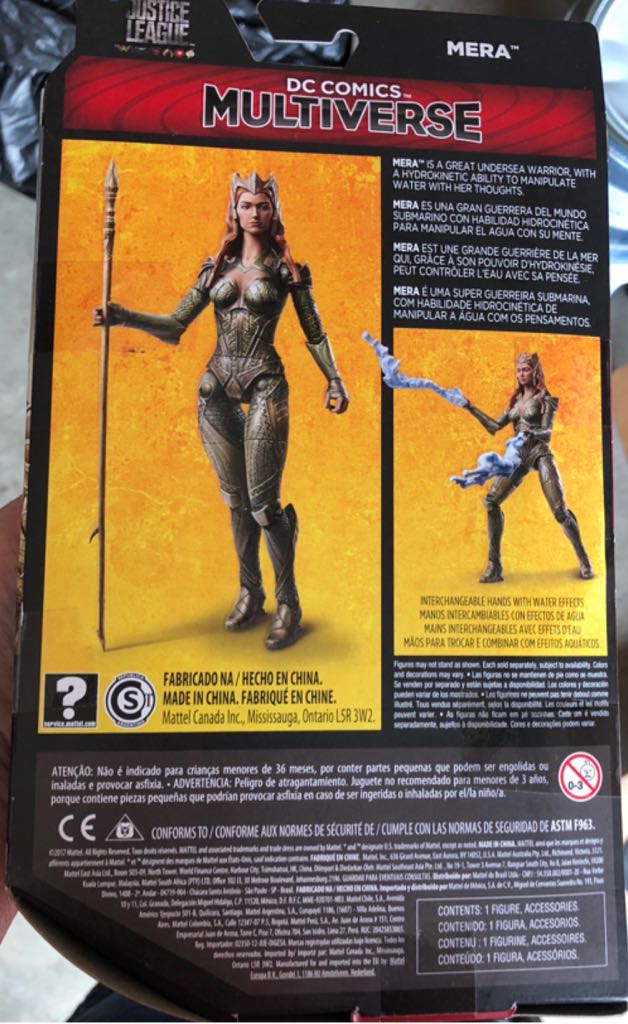 Mera - Mattel (DC Multiverse) action figure collectible [Barcode 887961524918] - Main Image 2