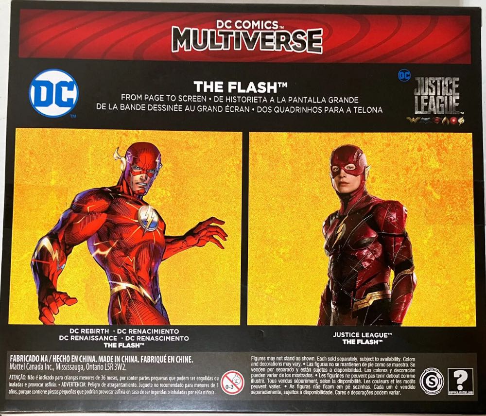 The Flash DC Comics Multiverse 2Pk - DC/ Mattel (The Flash) action figure collectible [Barcode 887961524956] - Main Image 3
