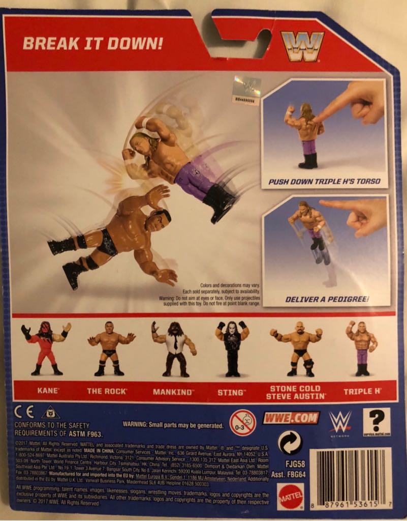 Triple H - Mattel (WWF: Mattel Retro) action figure collectible [Barcode 887961536157] - Main Image 2