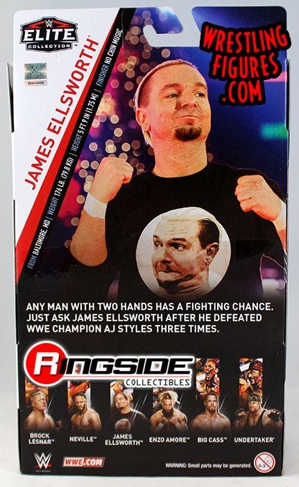 James Ellsworth  - Mattel (WWE Elite Series 55) action figure collectible [Barcode 887961572629] - Main Image 2