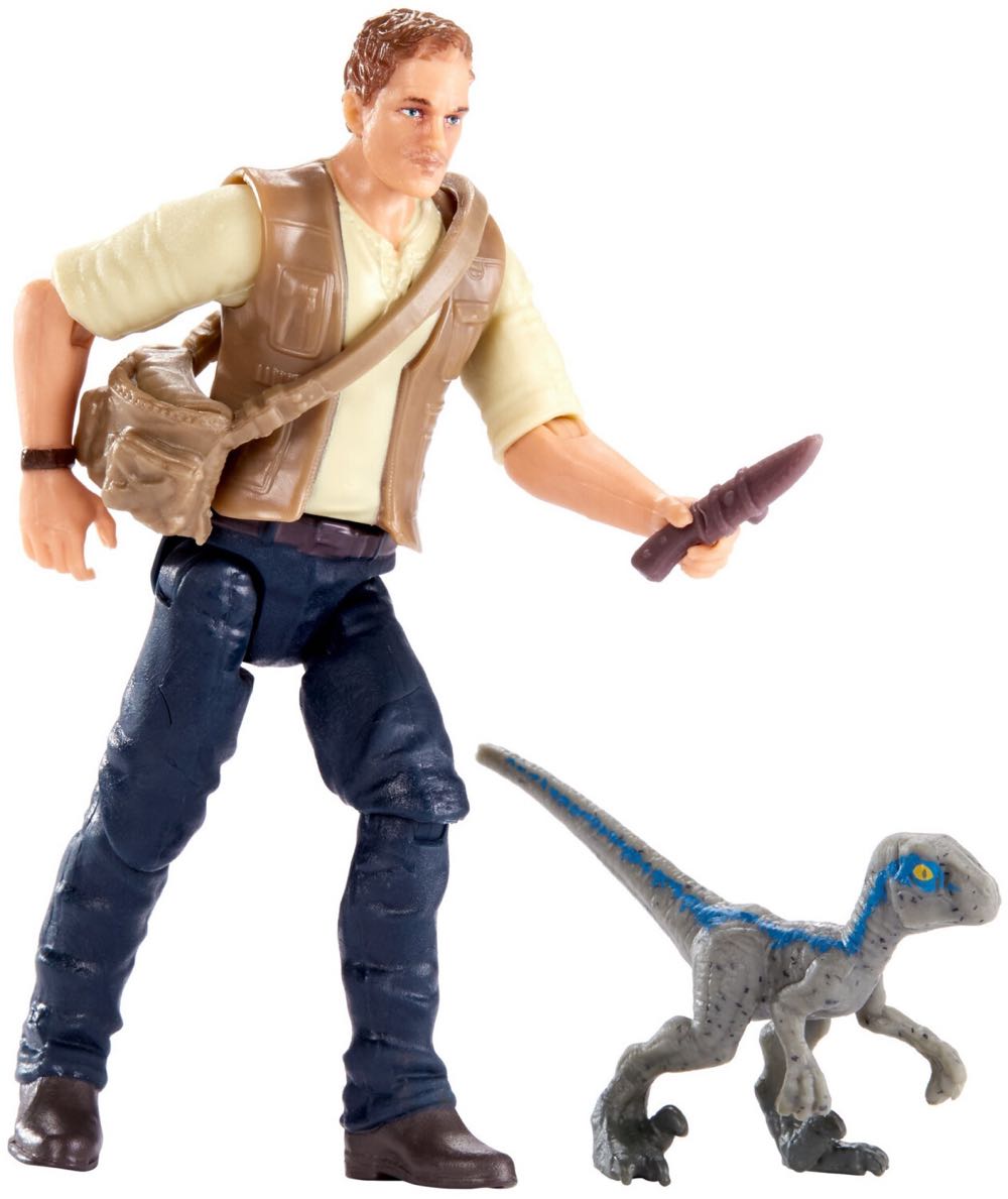 Owen & Baby Blue - Mattel (Jurassic World: Humans) action figure collectible [Barcode 887961576573] - Main Image 4