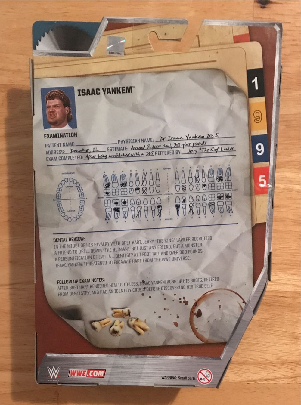 Isaac Yankem D.D.S. WWE Mattel Elite Series 2017 SDCC/Toys ‘R Us Exclusive - Mattel (WWE Mattel Elite Series 2017 SDCC/Toys ‘R Us Exclusive) action figure collectible [Barcode 887961597363] - Main Image 2