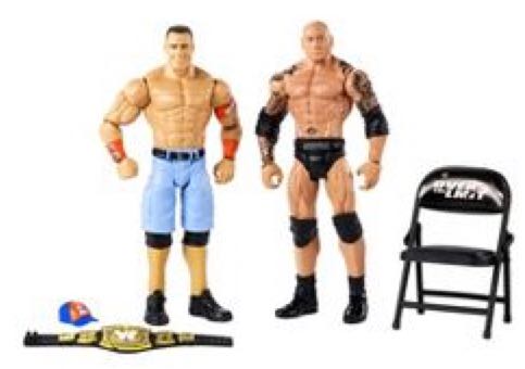 WWE: John Cena vs Batista - Mattel (WWE Battle Pack Series) action figure collectible [Barcode 887961603330] - Main Image 2
