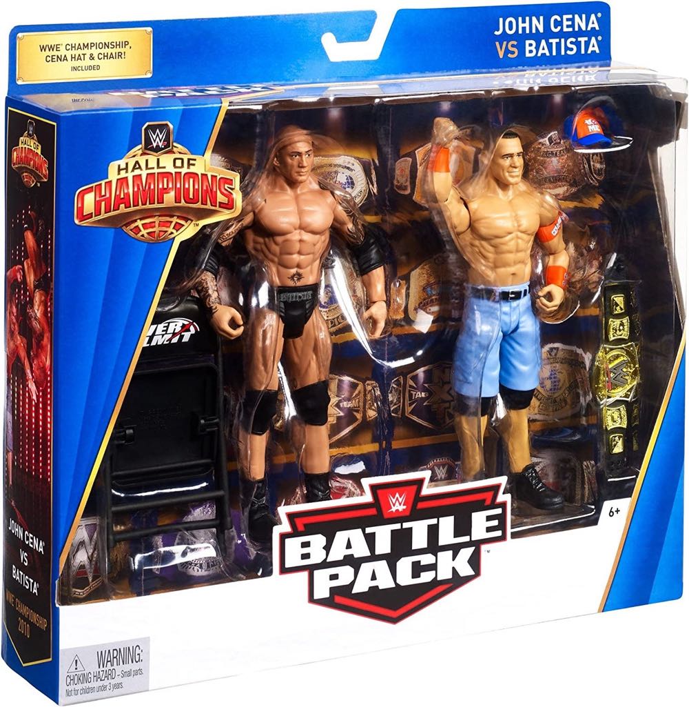 WWE: John Cena vs Batista - Mattel (WWE Battle Pack Series) action figure collectible [Barcode 887961603330] - Main Image 3