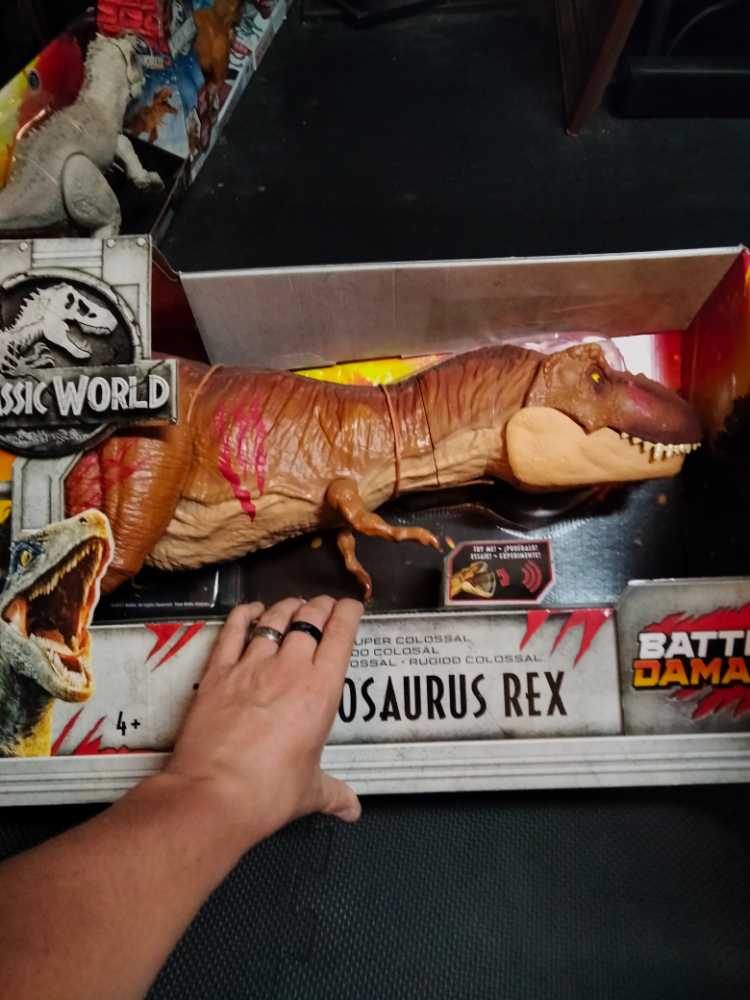 Mattel Jurassic World Tyrannosaurus Rex - Mattel (Jurassic World) action figure collectible [Barcode 887961665024] - Main Image 2