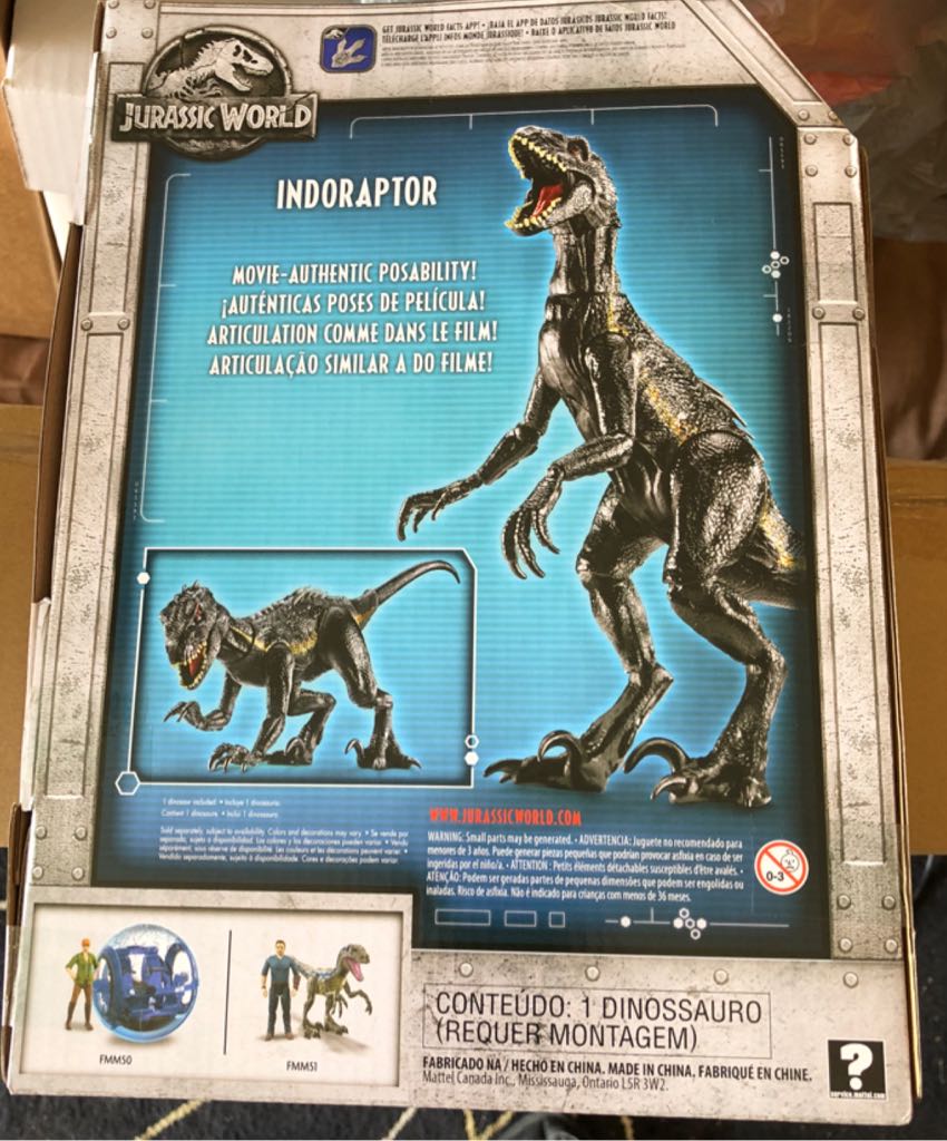 Indoraptor - Mattel - Jurassic World (Jurassic World) action figure collectible [Barcode 887961667394] - Main Image 2