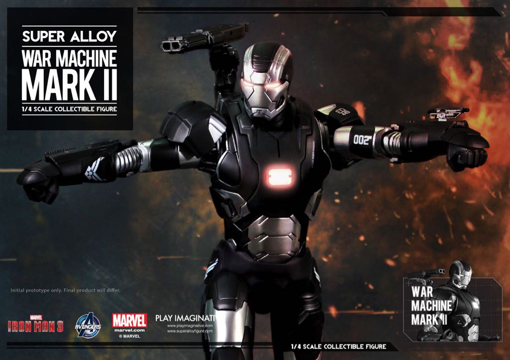 War Machine 2.0 1/4 Scale Super Alloy - Play Imaginative action figure collectible [Barcode 8886413932778] - Main Image 2