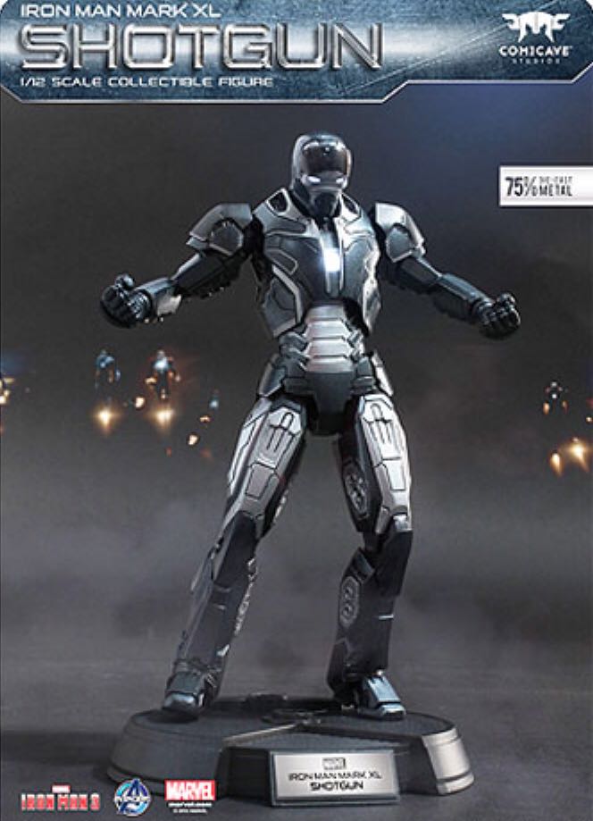Iron Man: Shotgun Mark XL - Comicave Studios (Iron Man 3) action figure collectible [Barcode 8886413933263] - Main Image 2