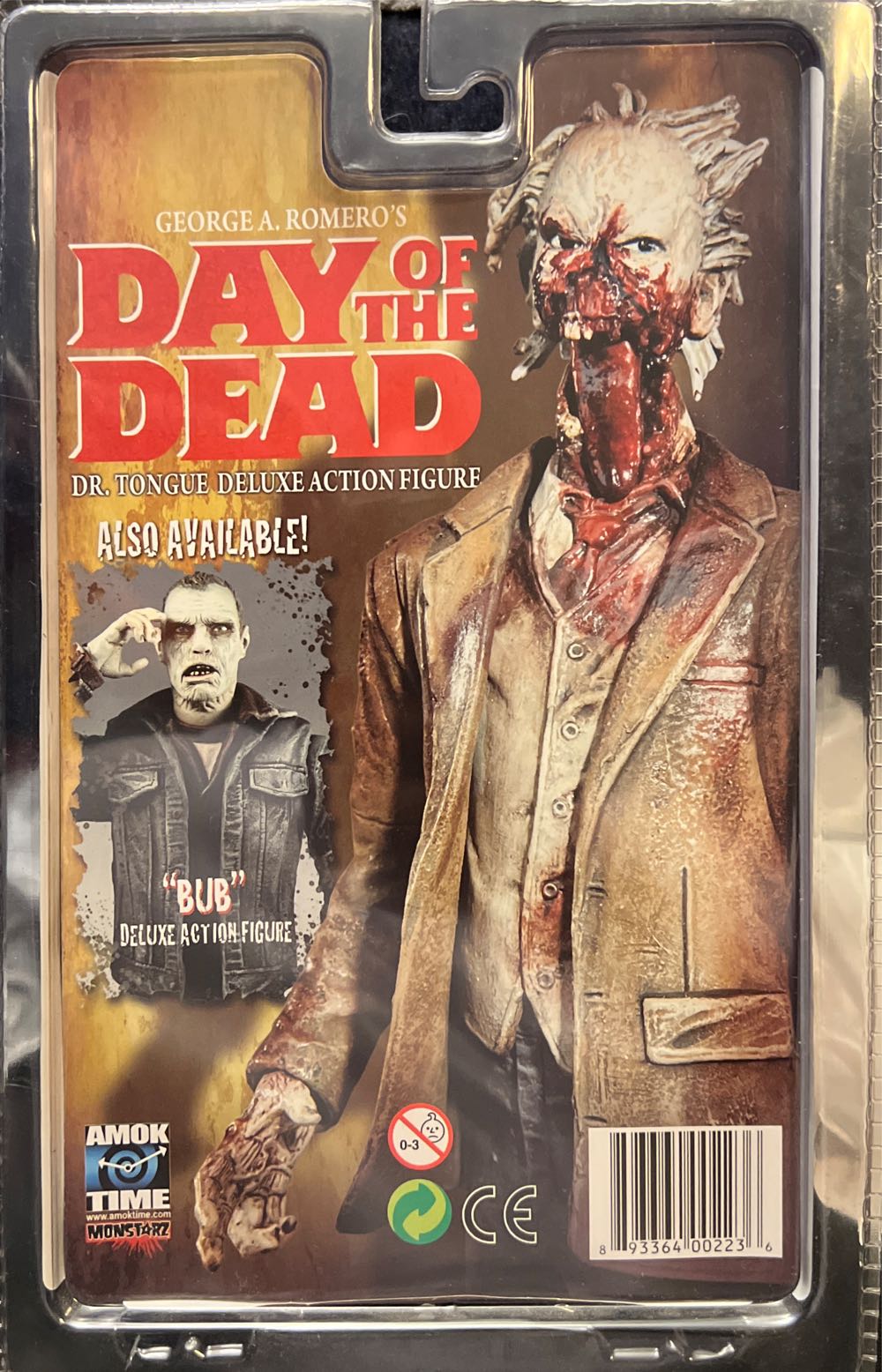 Day Of The Dead Dr. Tongue Deluxe Action Figure - Amok Time (Horror) action figure collectible [Barcode 893364002236] - Main Image 2