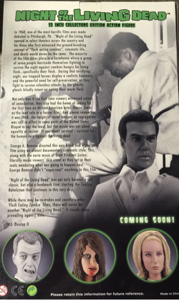 Night Of The Living Dead - Ben - Side Show action figure collectible [Barcode 893364002335] - Main Image 2