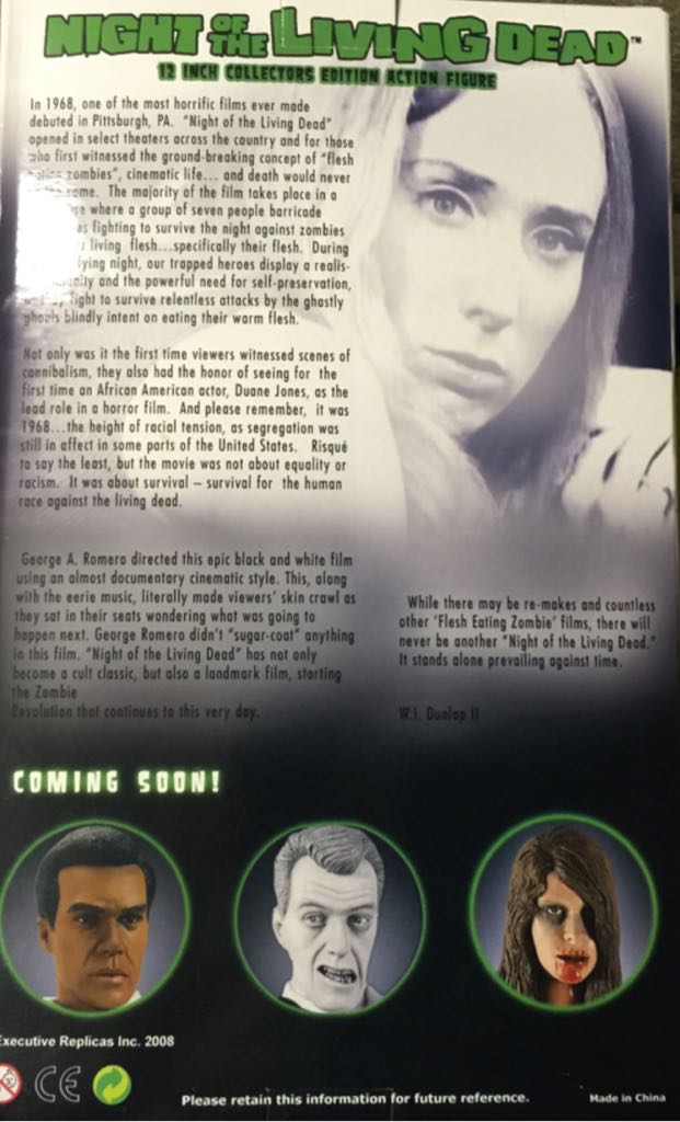 Night Of The Living Dead - Barbra - Side Show action figure collectible [Barcode 893364002342] - Main Image 2