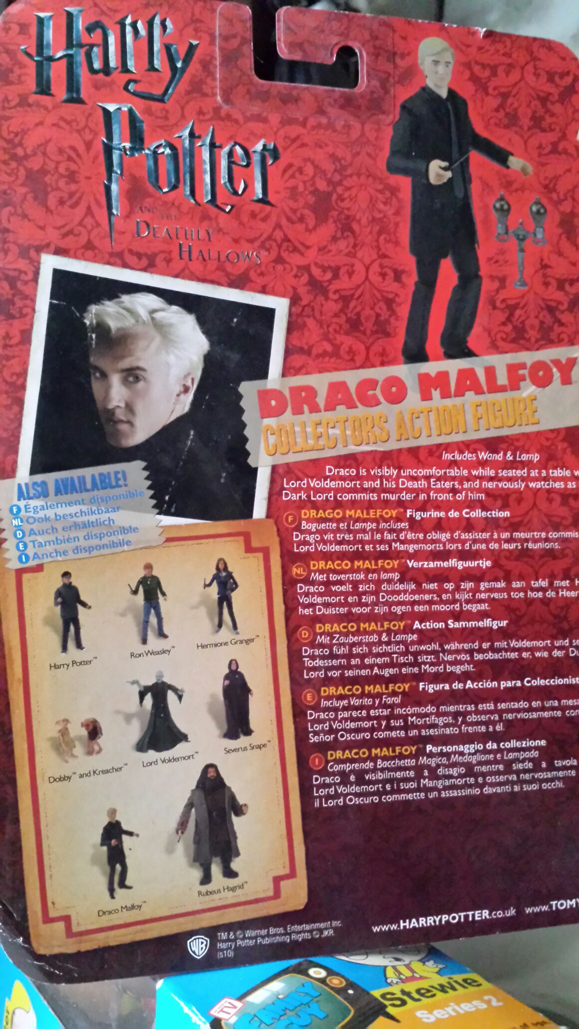 Draco Malfoy - Tomy (Harry Potter And The Deathly Hallows) action figure collectible [Barcode 9311549713599] - Main Image 2