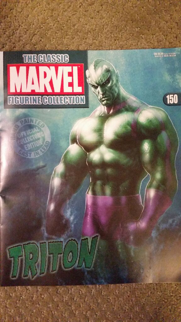 150 - Triton - Eaglemoss Publication Ltd (The Classic Marvel Figurine Collection) action figure collectible [Barcode 9771745981107] - Main Image 2