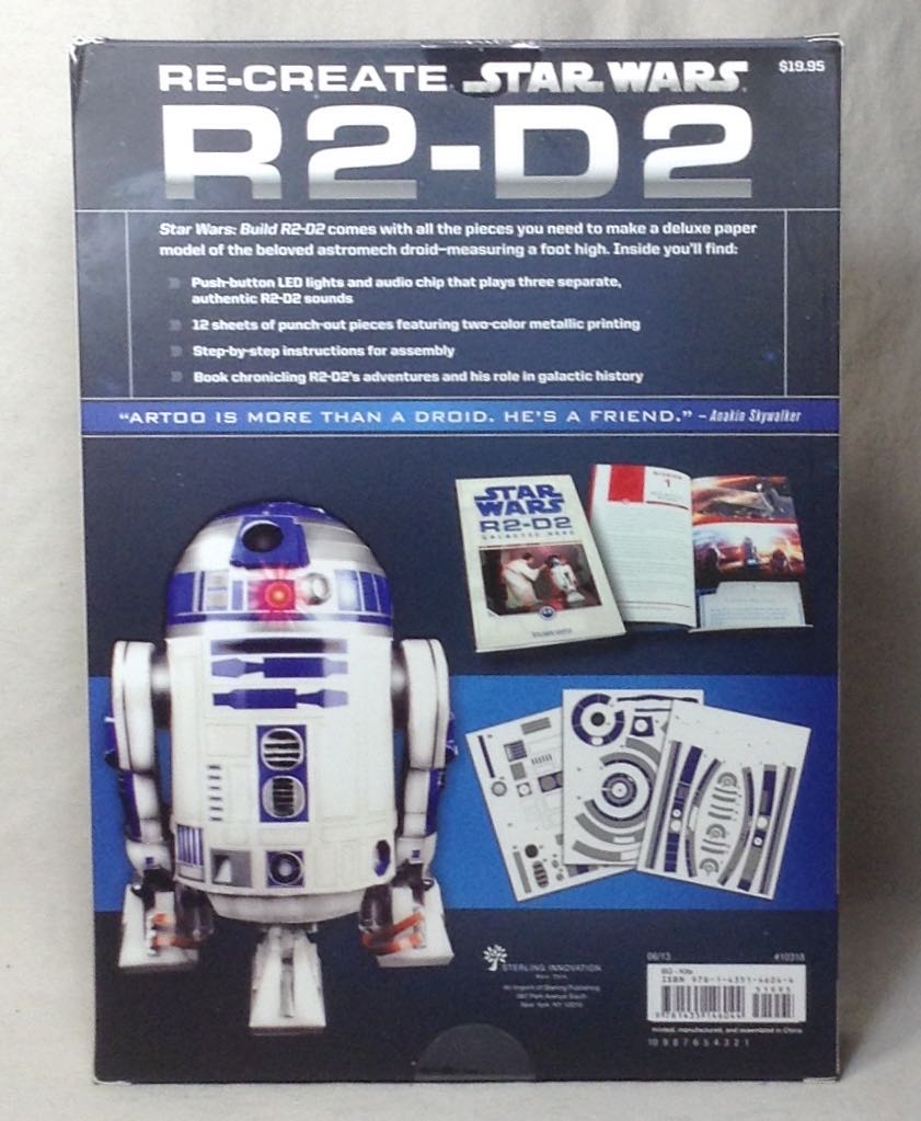 Star Wars Build R2-D2 - Sterling Innovation (Star Wars) action figure collectible [Barcode 9781435146044] - Main Image 2