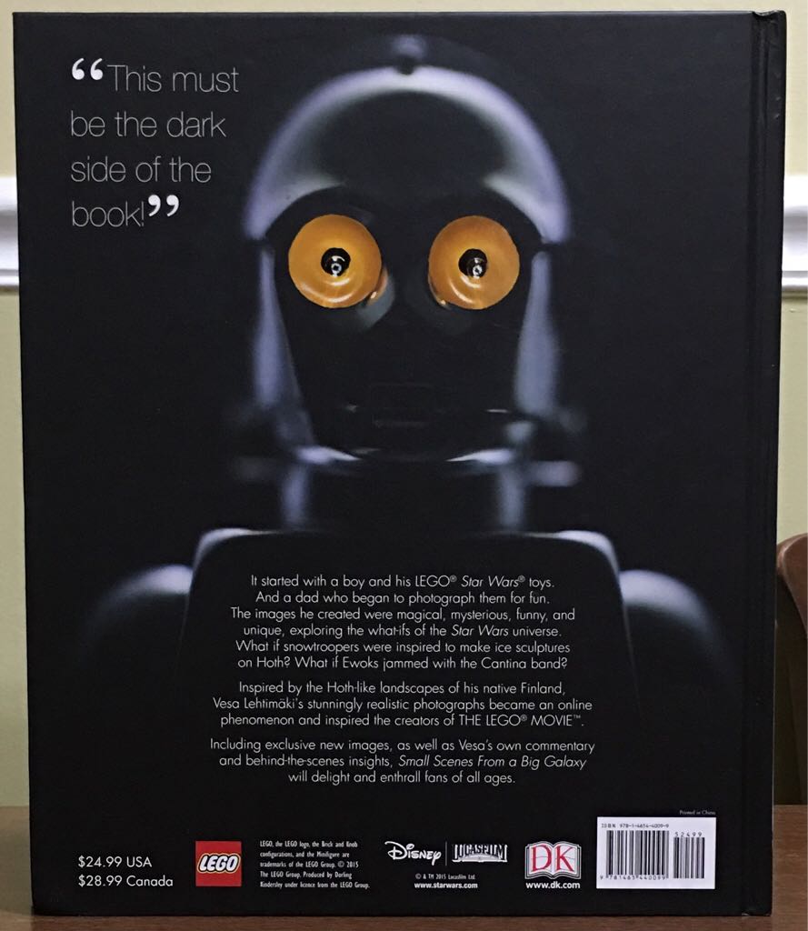 Lego Star Wars Small Scenes From A Big Galaxy Photo Book - Lego (Star Wars) action figure collectible [Barcode 9781465440099] - Main Image 2