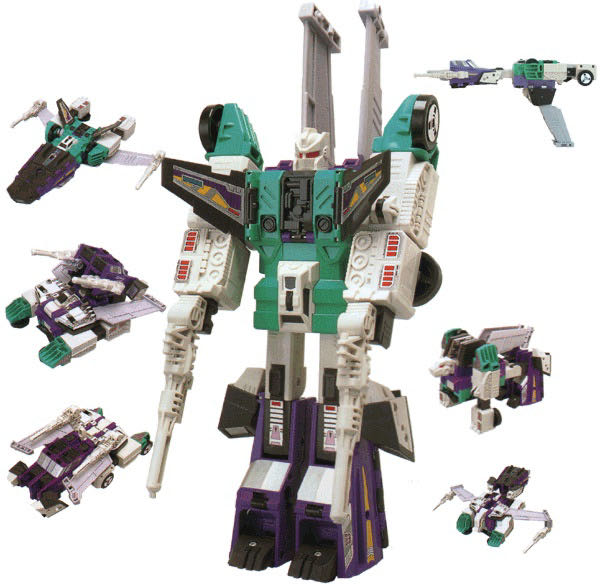 Transformers G1 Sixshot - Hasbro (G1 Transformers) action figure collectible - Main Image 2