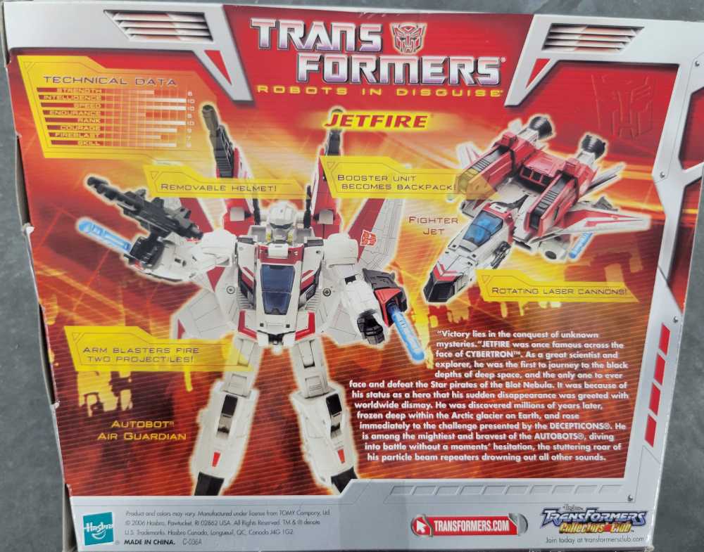 Jetfire Voyager Boxed - Hasbro (Classics) action figure collectible - Main Image 3