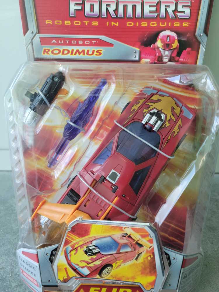 Rodimus Hot Rod Hotrod Carded - Hasbro (Classics) action figure collectible - Main Image 2