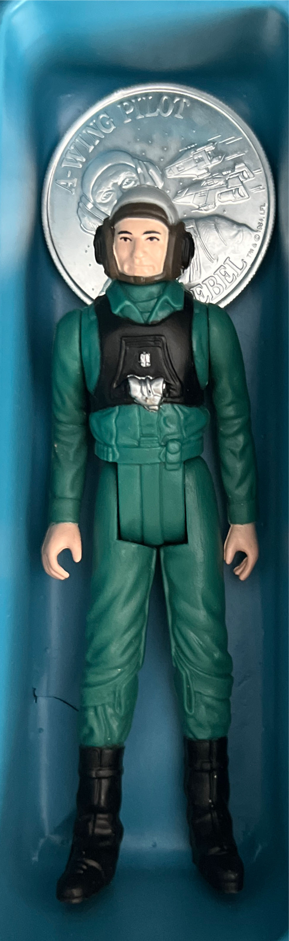 Star Wars ROJ: A-Wing Pilot - Kenner (Power Of The Force) action figure collectible - Main Image 2