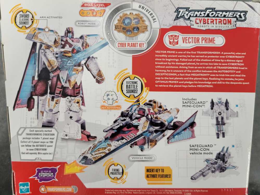 Vector Prime With Safeguard 1st Boxed - Hasbro (Cybertron) action figure collectible - Main Image 3