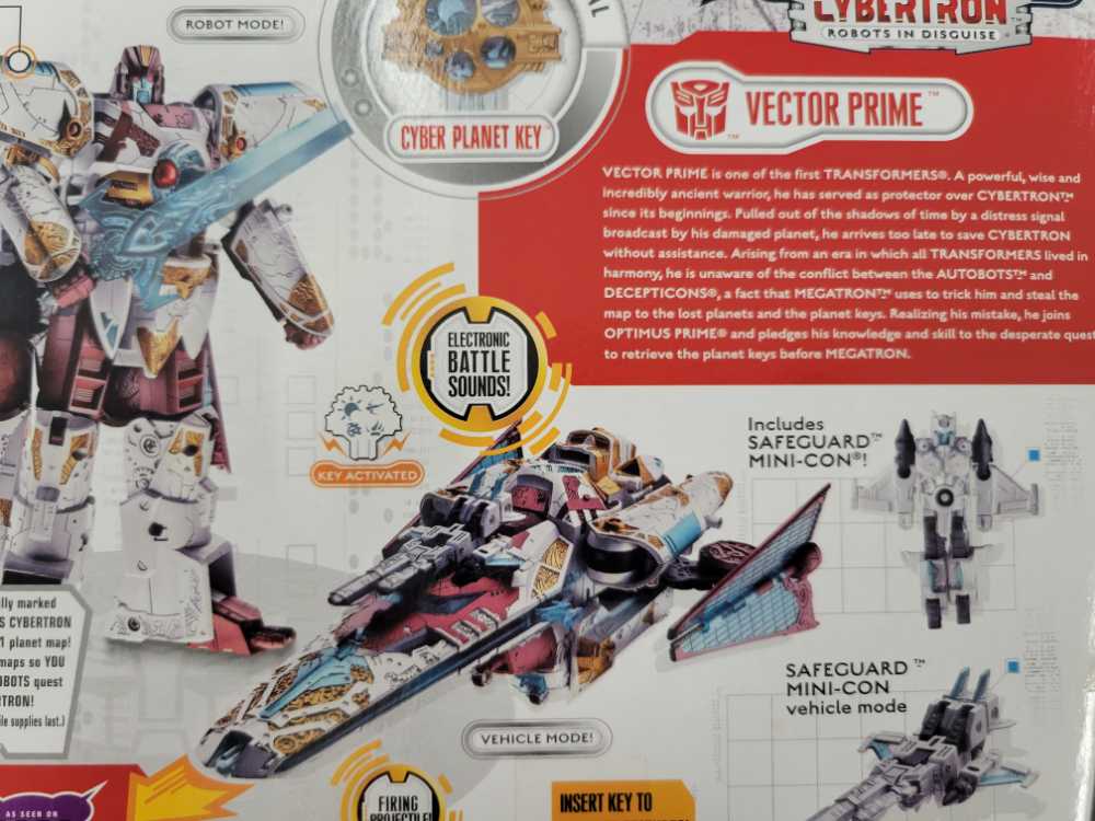 Vector Prime With Safeguard 1st Boxed - Hasbro (Cybertron) action figure collectible - Main Image 4