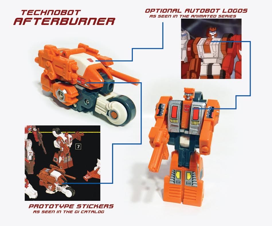 Transformers G1 Afterburner Technobot Computron - Hasbro (Technobots) action figure collectible - Main Image 7