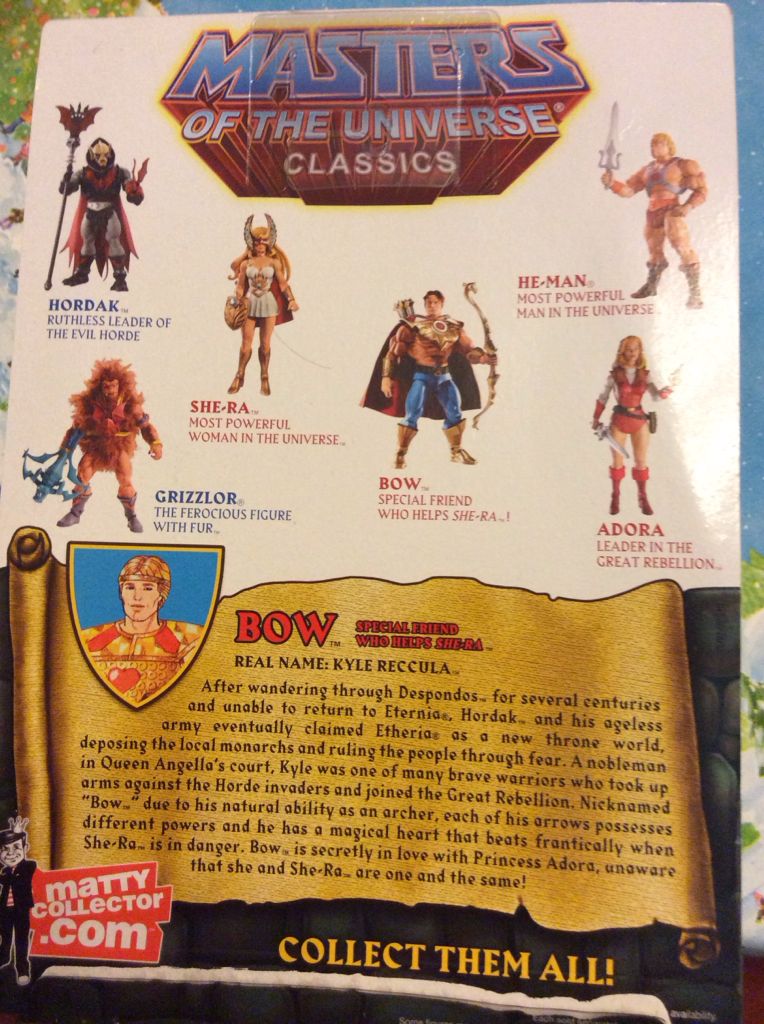 MOTUC Bow - Mattel (Masters Of The Universe Classics) action figure collectible - Main Image 2