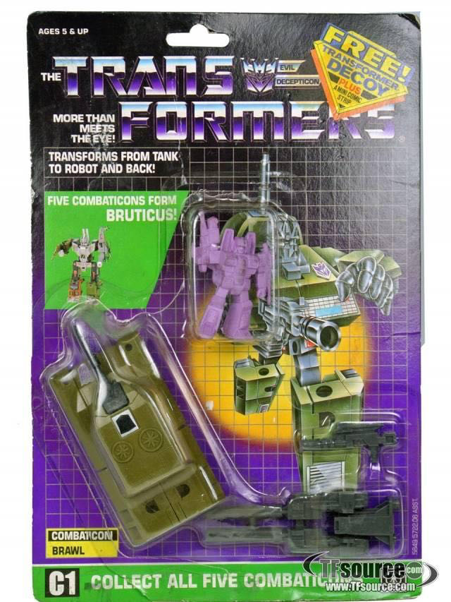 Transformers G1 Brawl Combaticons - Hasbro (Combaticons) action figure collectible - Main Image 3
