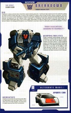 Transformers G1 Breakdown Stunticon Menasor - Hasbro (Stunticons) action figure collectible - Main Image 10