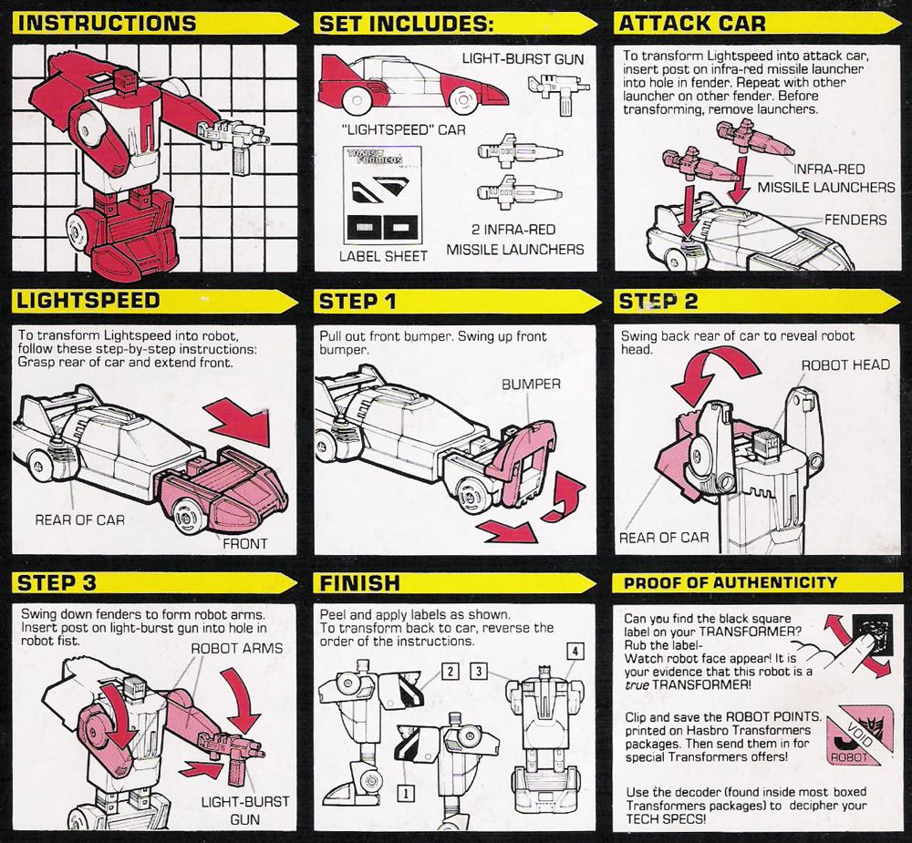 Transformers G1 Lightspeed Technobots Computron - Hasbro (Technobots) action figure collectible - Main Image 6