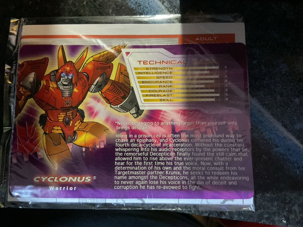 Transformers TFCC Shattered Glass Cyclonus And Krunix - Fun Publications (Collector’s Club) action figure collectible - Main Image 4