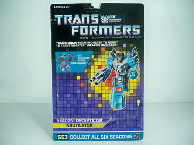 Transformers G1 Nautilator Seacons Piranacon - Hasbro (1988) action figure collectible - Main Image 9
