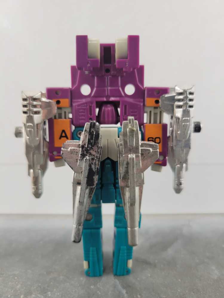 Transformers G1 Squawkbox Beastbox Squawtalk Cassette Combiner - Hasbro (1988) action figure collectible - Main Image 4