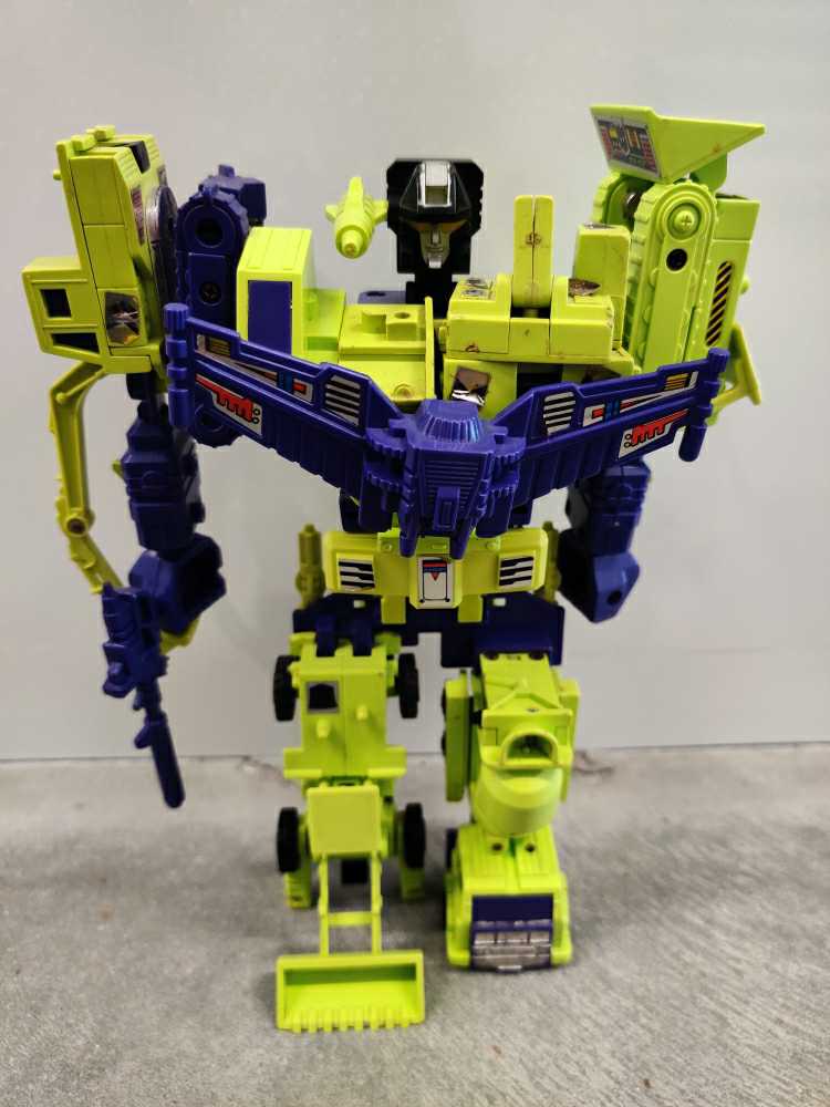 Devastator 1st My Original Scrapper Mixmaster Long Haul Hook Bonecrusher Scavenger Constructicons - Hasbro (1985) action figure collectible - Main Image 2