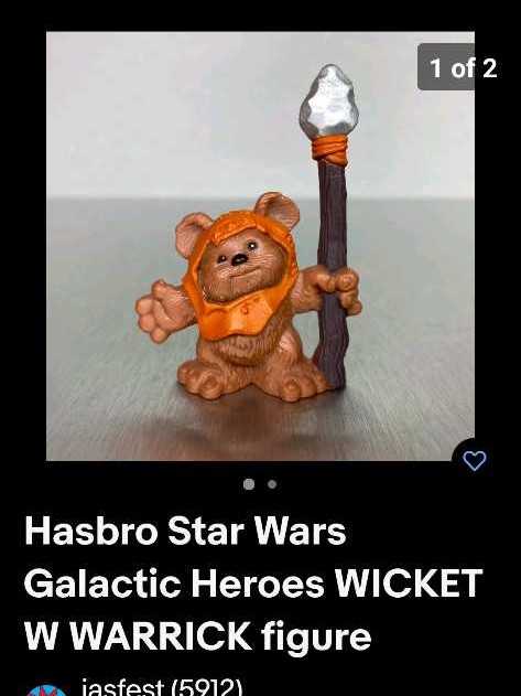 Star Wars Ewok Wicket  action figure collectible - Main Image 3