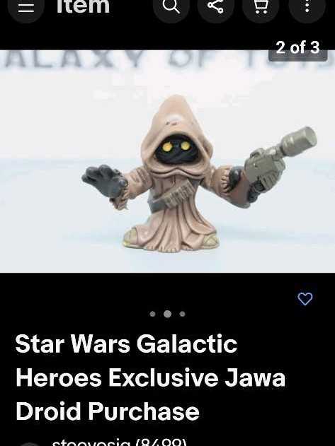 Star Wars Jawa    action figure collectible - Main Image 2
