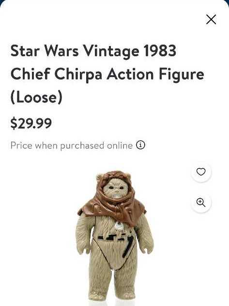 Star Wars Ewok Chief Cherpa  action figure collectible - Main Image 3