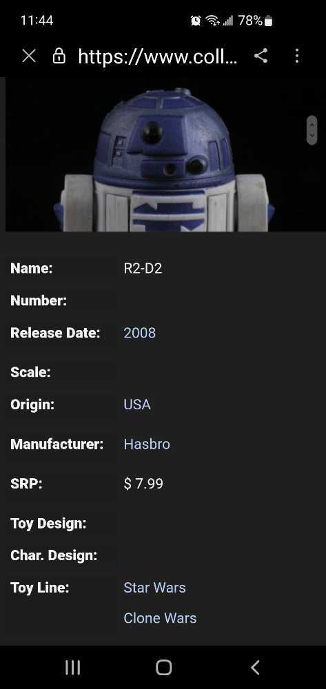 Star Wars R2-D2   action figure collectible - Main Image 2