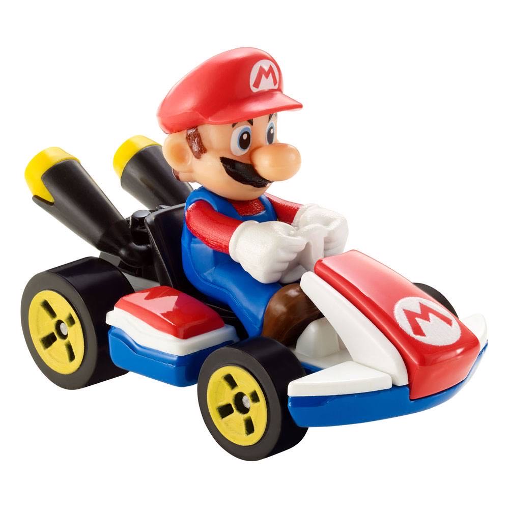 Hot Wheels: Mario Kart: Mario (Standard Kart) - Mattel (Hot Wheels) (Mario Kart 8) action figure collectible - Main Image 3