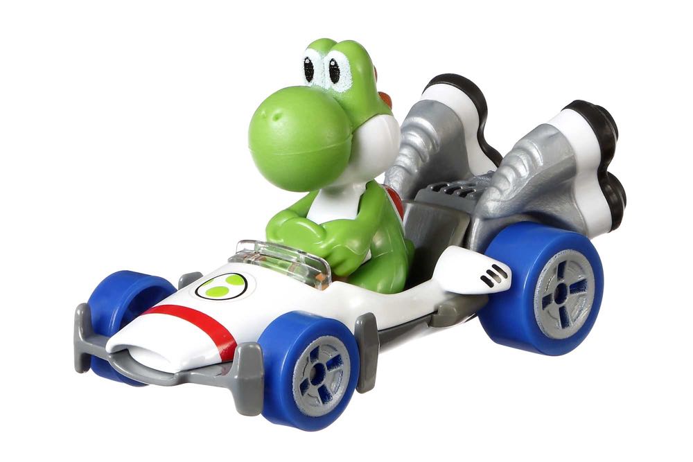 Yoshi B-Dasher - Mattel (Hot Wheels Mario Kart) action figure collectible - Main Image 3
