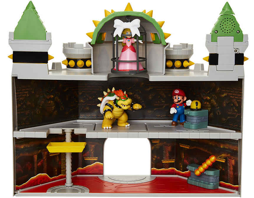 World of Nintendo: Super Mario: Bowser’s Castle Playset - Jakks Pacific (Super Mario) action figure collectible - Main Image 4