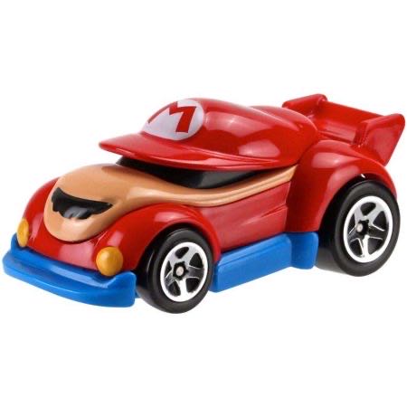 Hot Wheels Character Cars: Super Mario: Mario 1/6 - Mattel (Hot Wheels) (Super Mario) action figure collectible - Main Image 3