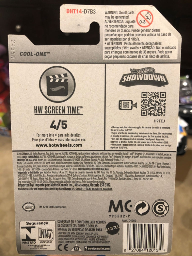 Hot Wheels HW Screen Time: Super Mario Cool-One - Mattel (Hot Wheels) (Super Mario) action figure collectible - Main Image 2