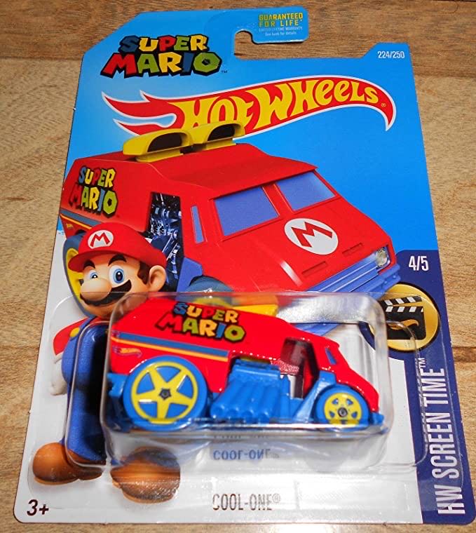 Hot Wheels HW Screen Time: Super Mario Cool-One - Mattel (Hot Wheels) (Super Mario) action figure collectible - Main Image 4