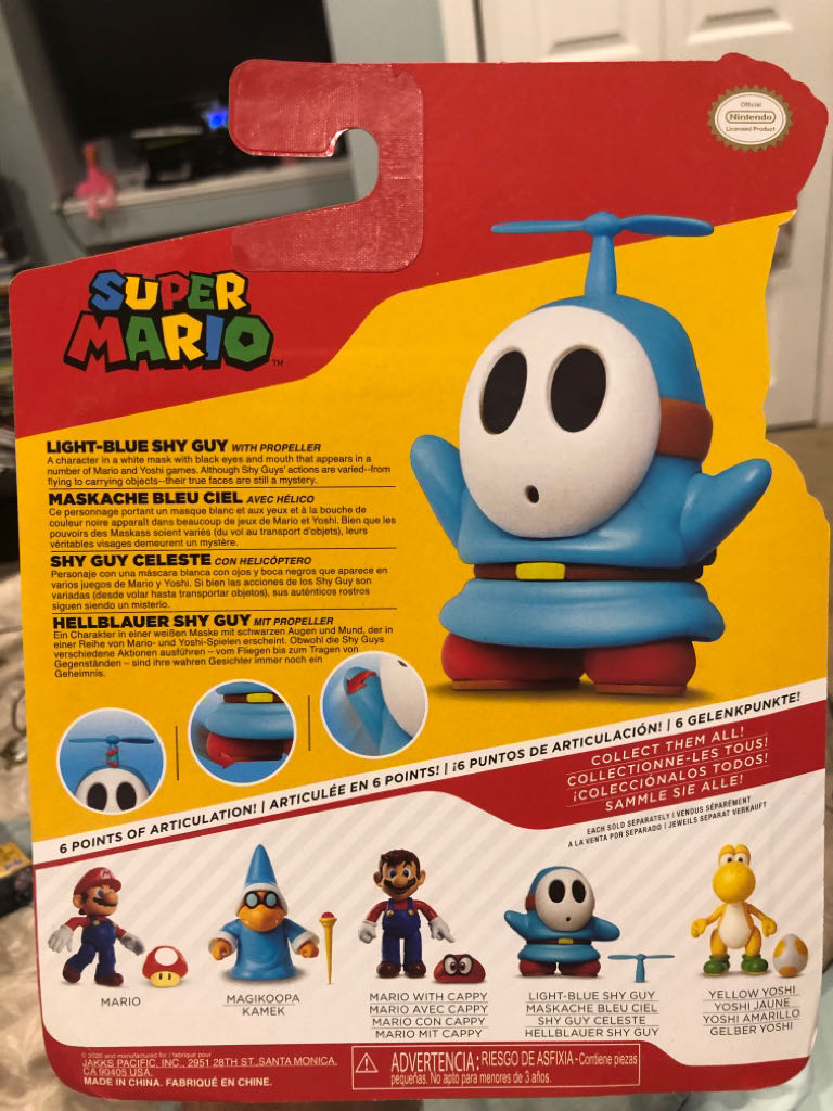 Shy Guy Light Blue - Jakks Pacific (Super Mario) action figure collectible - Main Image 2