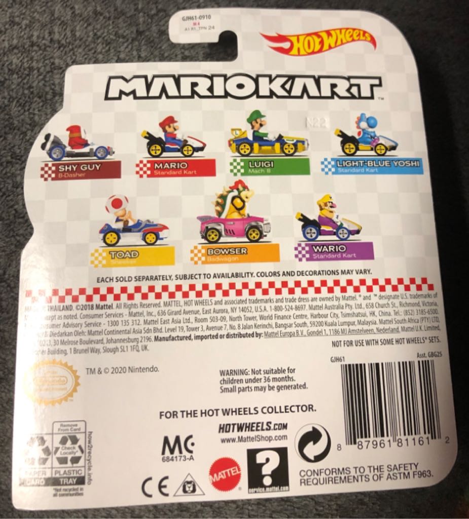 Hot Wheels: Mario Kart: Shy Guy (B-Dasher) - Mattel (Hot Wheels) (Mario Kart 8) action figure collectible - Main Image 2