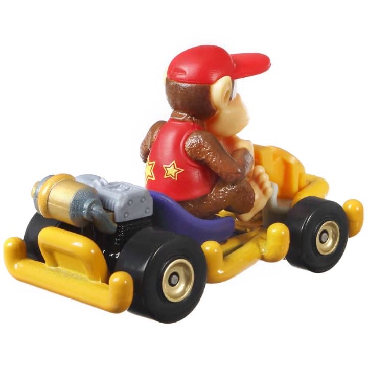 Hot Wheels: Mario Kart: Diddy Kong (Pipe Frame) - Mattel (Hot Wheels) (Mario Kart 8) action figure collectible - Main Image 4