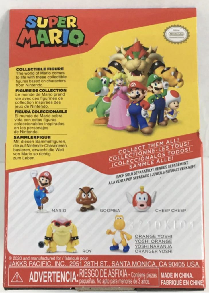 World of Nintendo: Super Mario: Roy Koopa - Jakks Pacific (Super Mario) action figure collectible - Main Image 2
