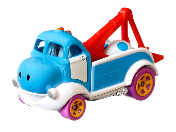 Hot Wheels Character Cars: Super Mario: Light Blue Yoshi - Mattel (Hot Wheels) (Super Mario) action figure collectible - Main Image 3
