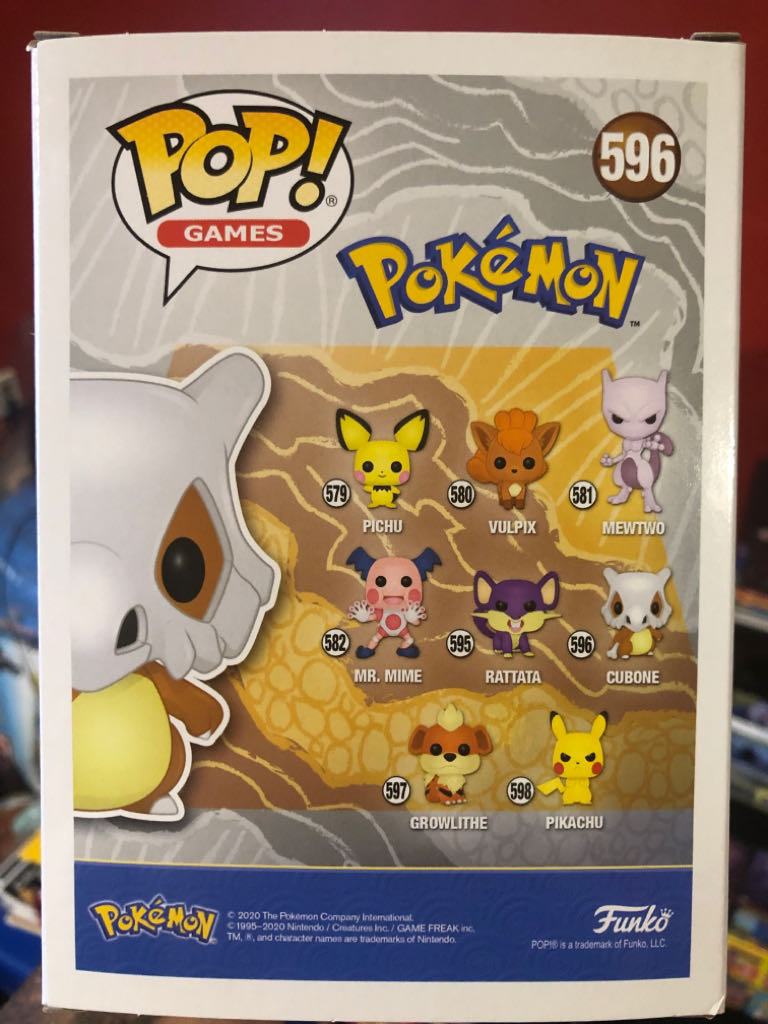 Funko Pop! Pokémon: Cubone - Funko (Pokémon) action figure collectible - Main Image 2